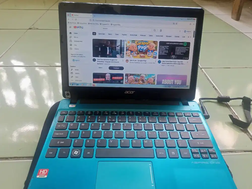 Notebook acer one 725 ram 4