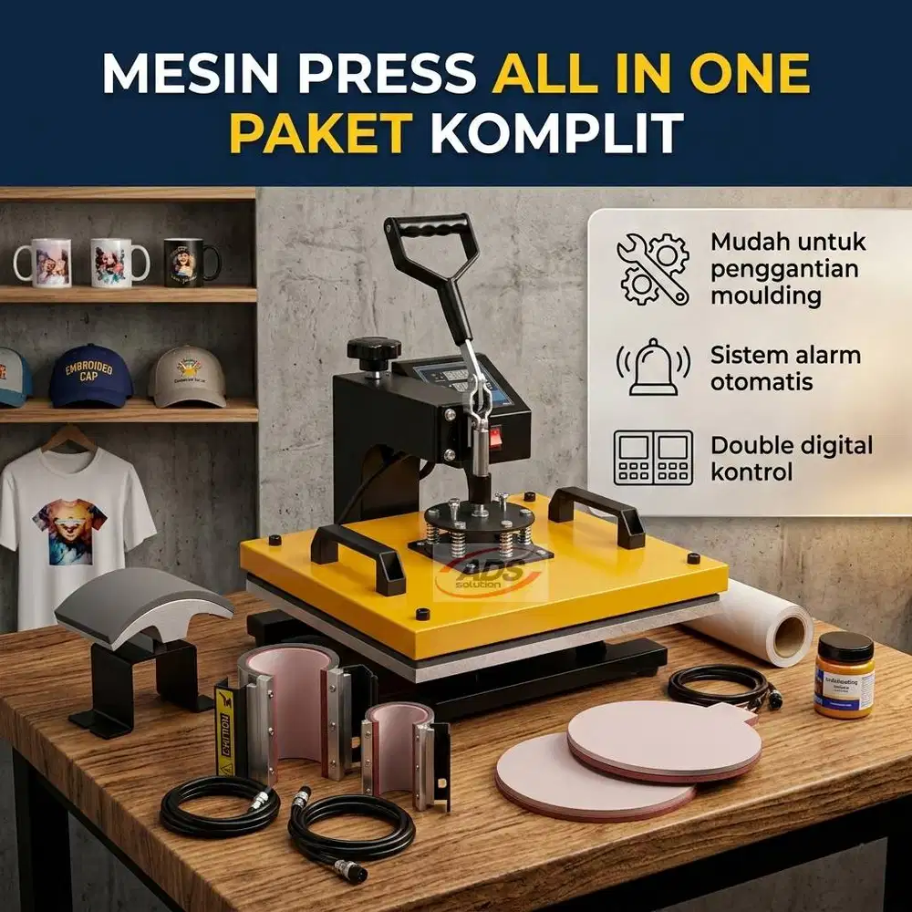 PAKET MESIN PRESS ALL IN ONE PAKET KOMPLIT TIPE TERBARU