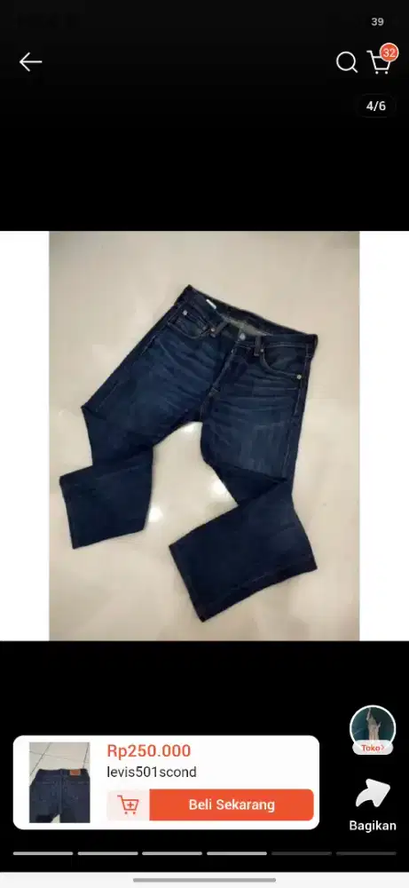 Celana levi's 501