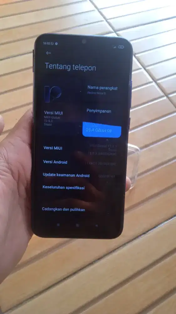 Jual xiomi redmi not 8