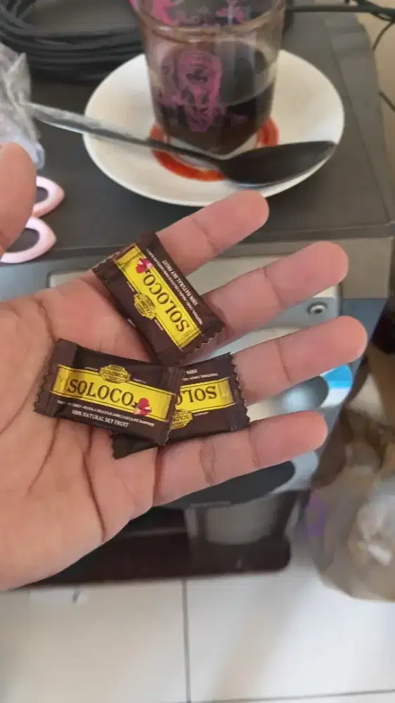 Permen coklat saloco