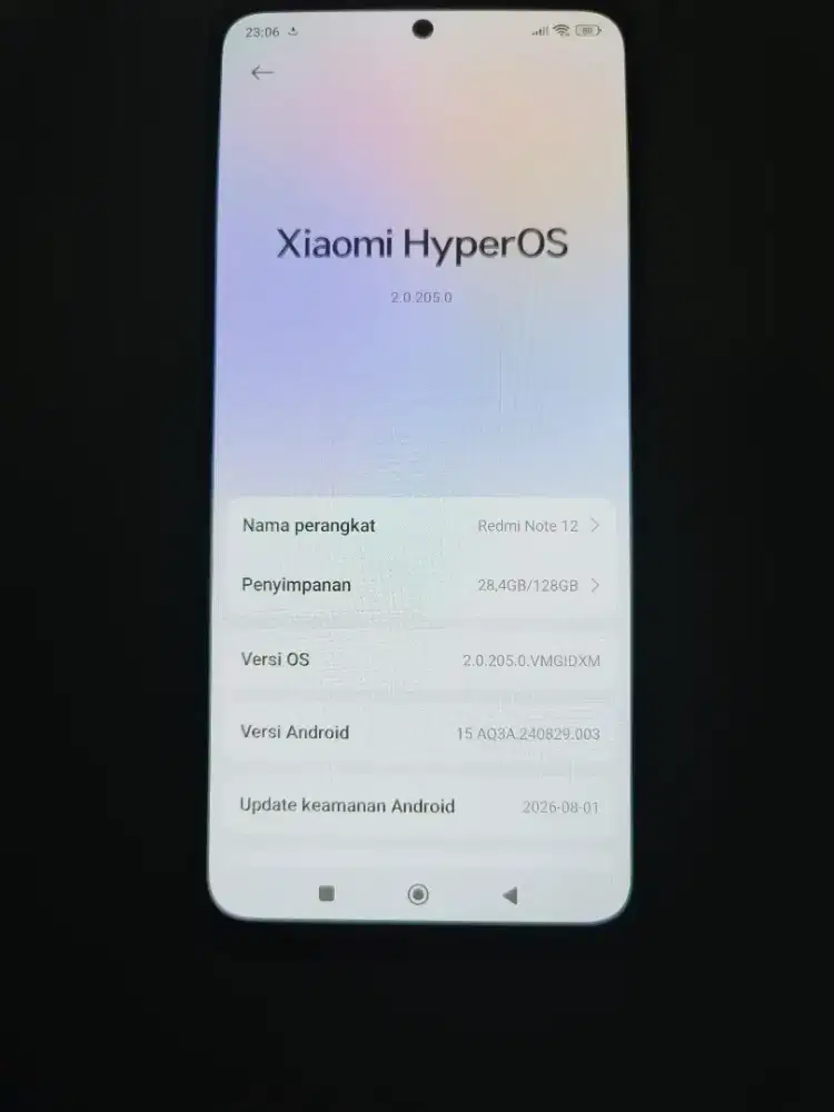 Xiaomi redmi note 12 128GB Unit Only