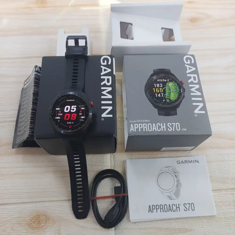 Garmin Approach S70 47mm Golf Second Resmi