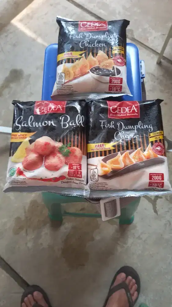 Pempek Gabus Lenjer panjang Besar uenak tenant