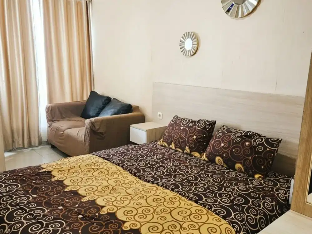 FREE Tagihan IPL 500Ribu/Bulan Studio Furnish Grand Kamala Lagoon Apartemen Bekasi