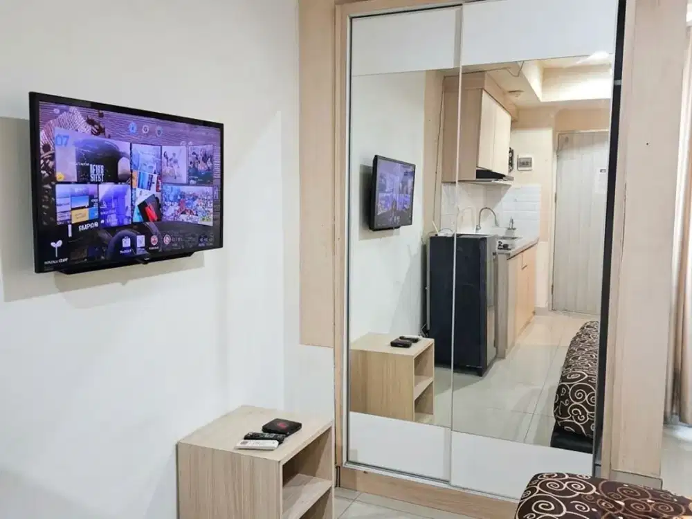 Sewa Bulanan Murah Apartemen Grand Kamala Lagoon Studio Furnish