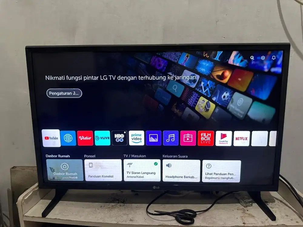 Smart tv led LG 32inc android digital