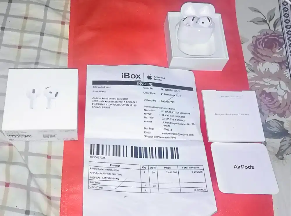 airpods 4 non ANC original Ibox