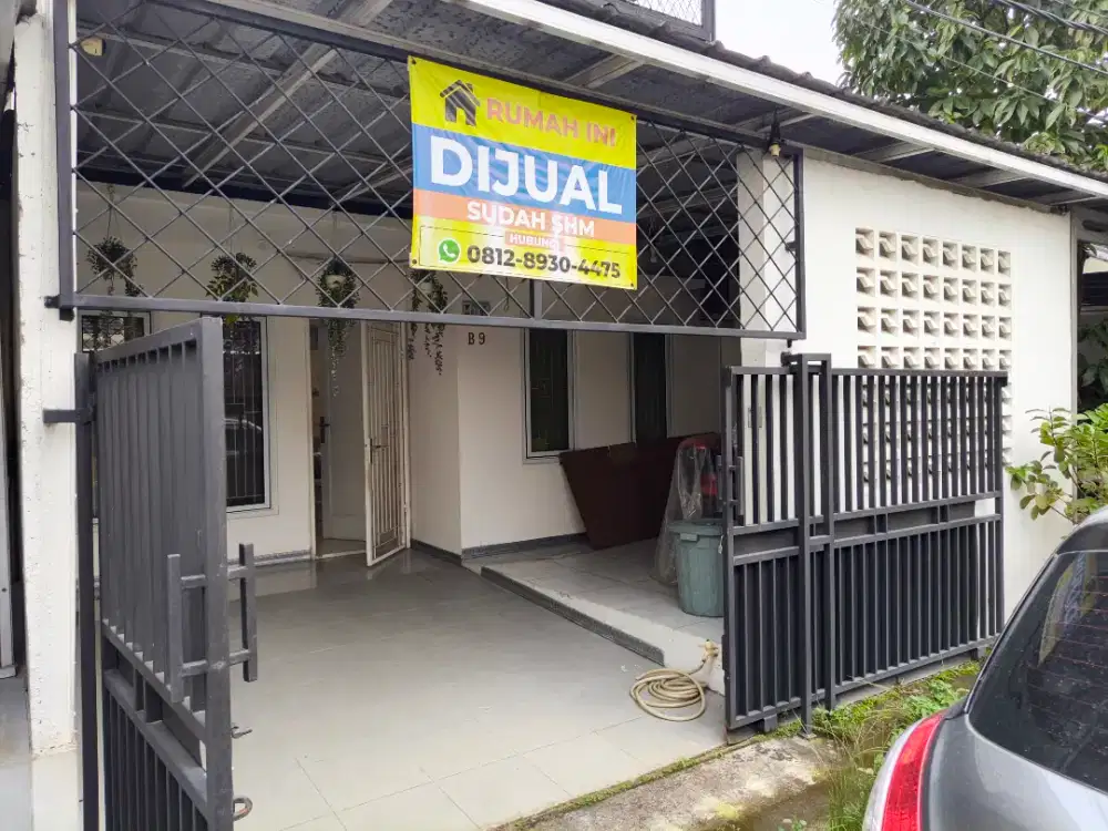 DIJUAL RUMAH 2 LANTAI SIAP HUNI, SHM, LINGKUNGAN AMAN & NYAMAN, BEKASI