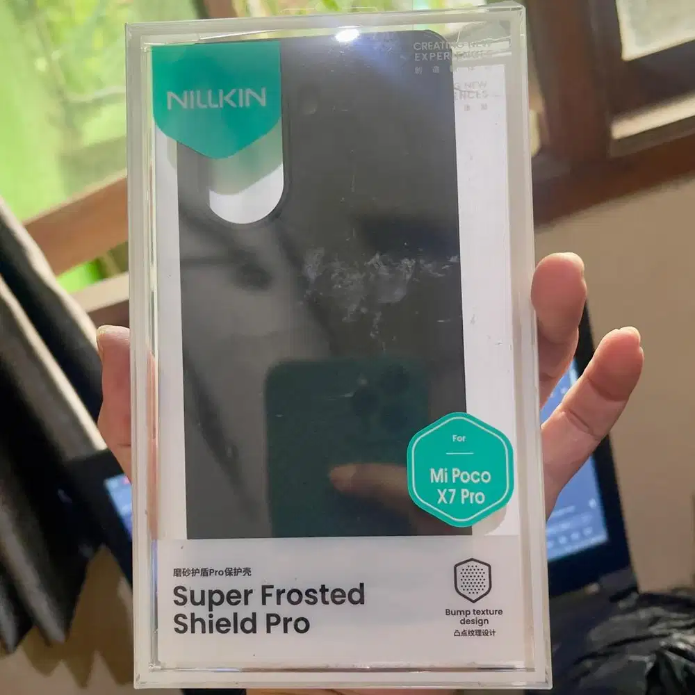 Hard case original nillkin xiaomi poco x7 pro black ga jadi pake