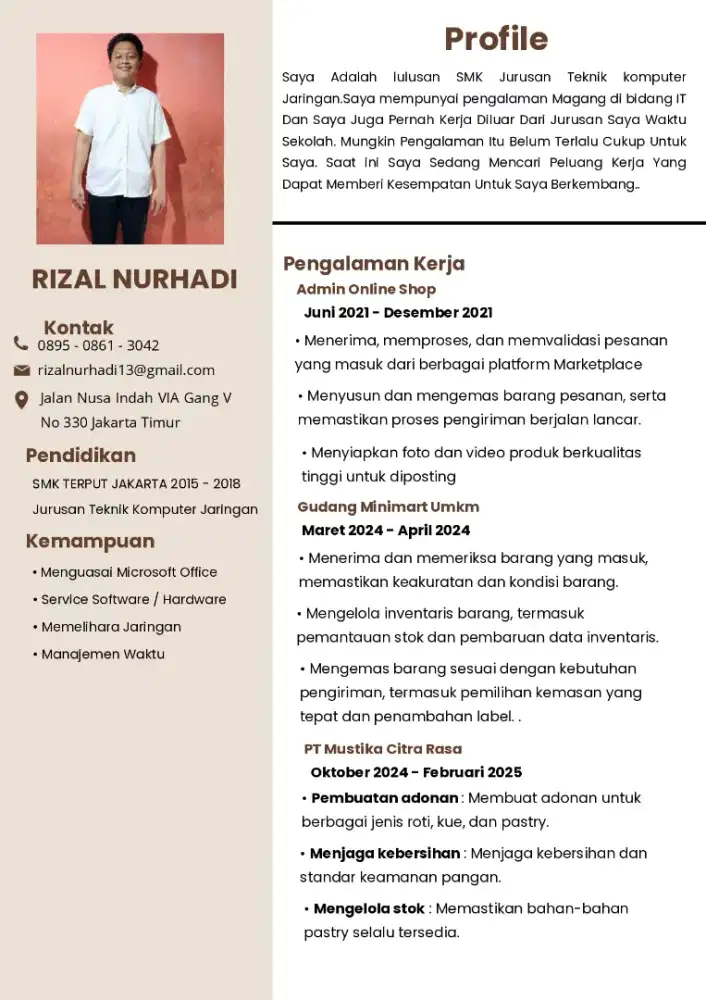 Infokan lowongan pekerjaan