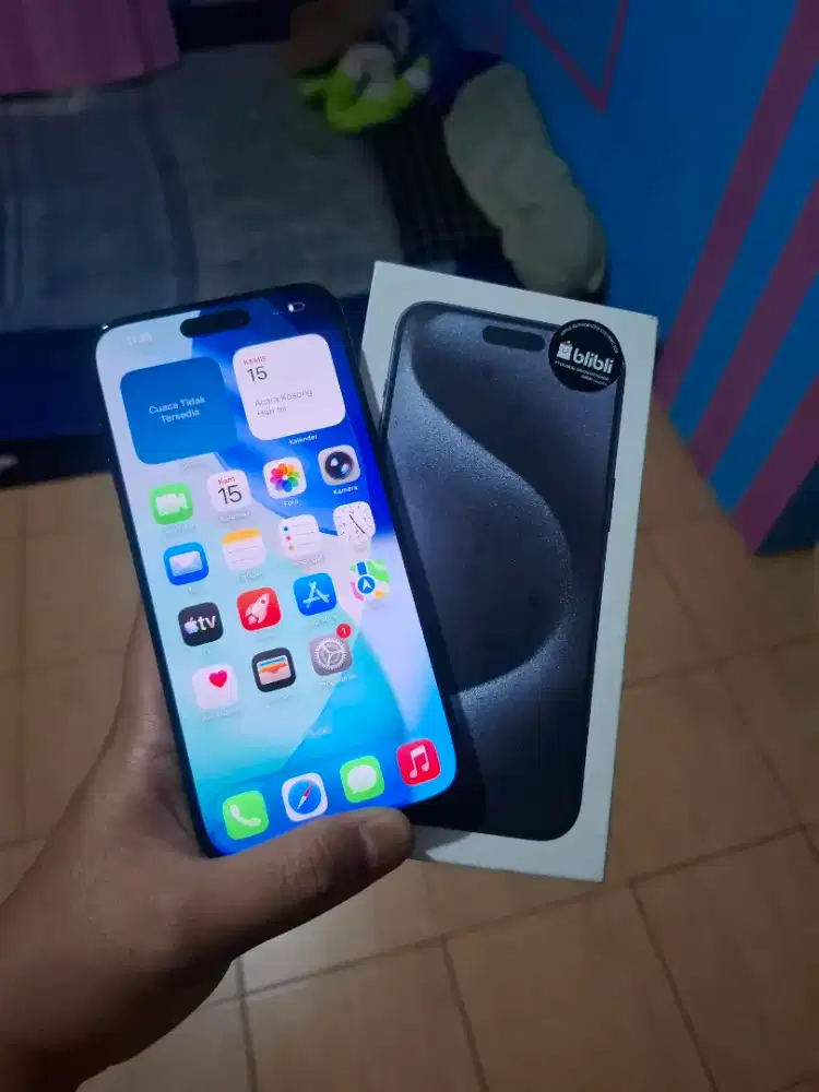 Iphone 15 promax 256 ibox fulset dus ori
