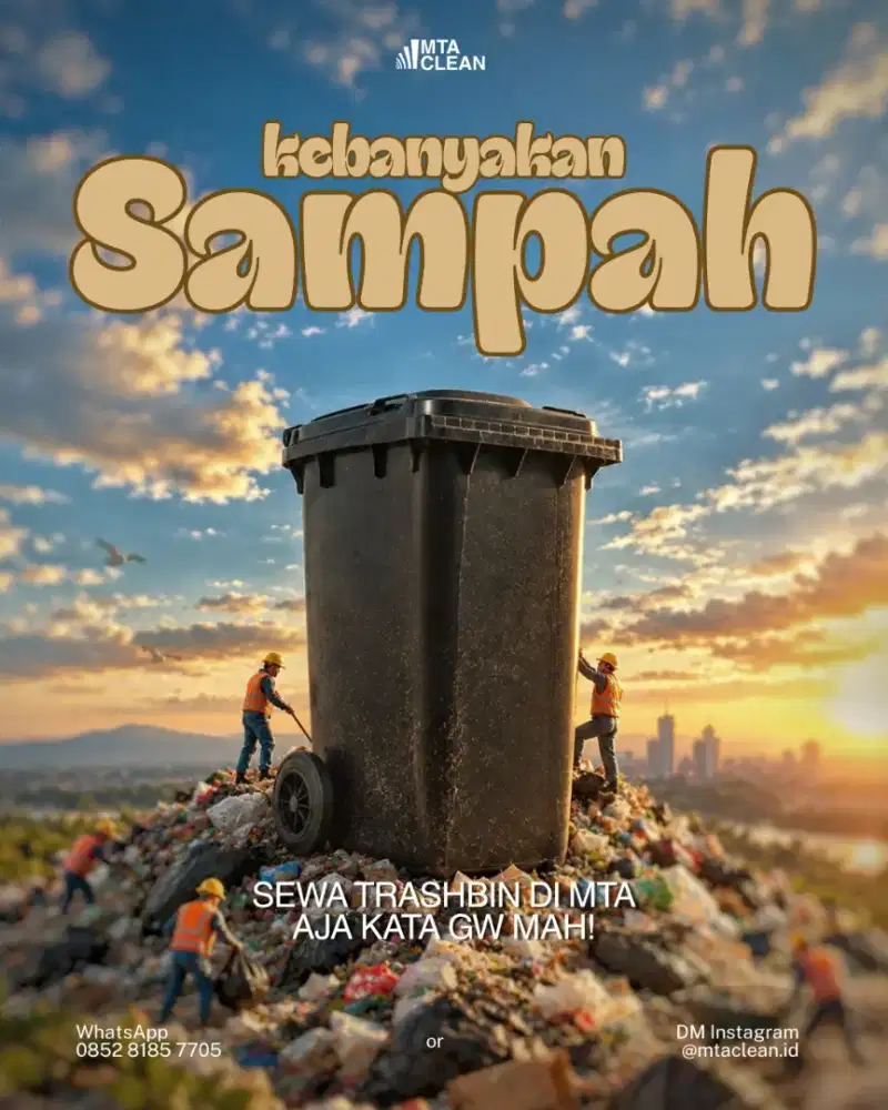 Sewa Trash Bin untuk event atau acara