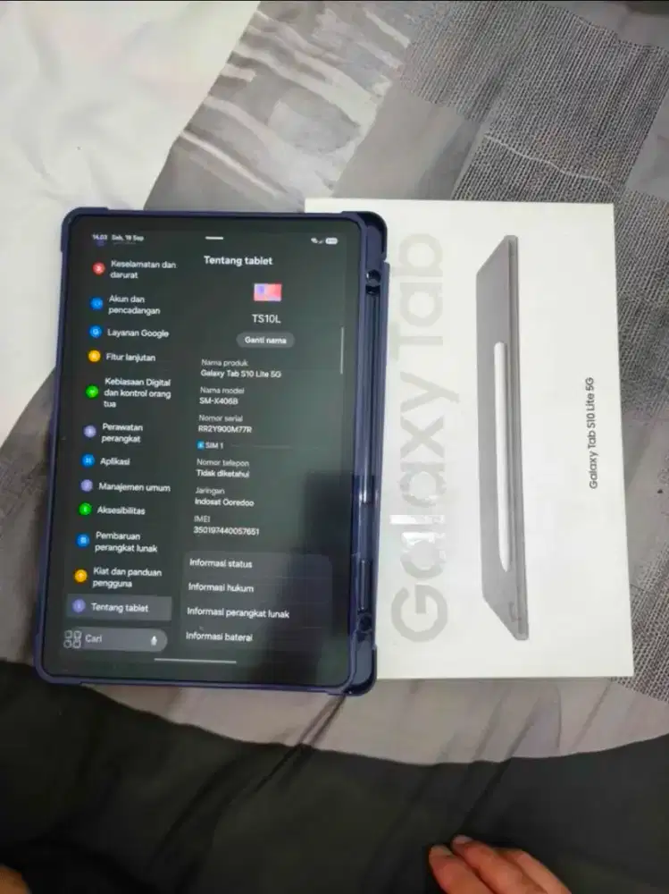 Tab Samsung S10 Lite 5g+Pen+Keyboard
