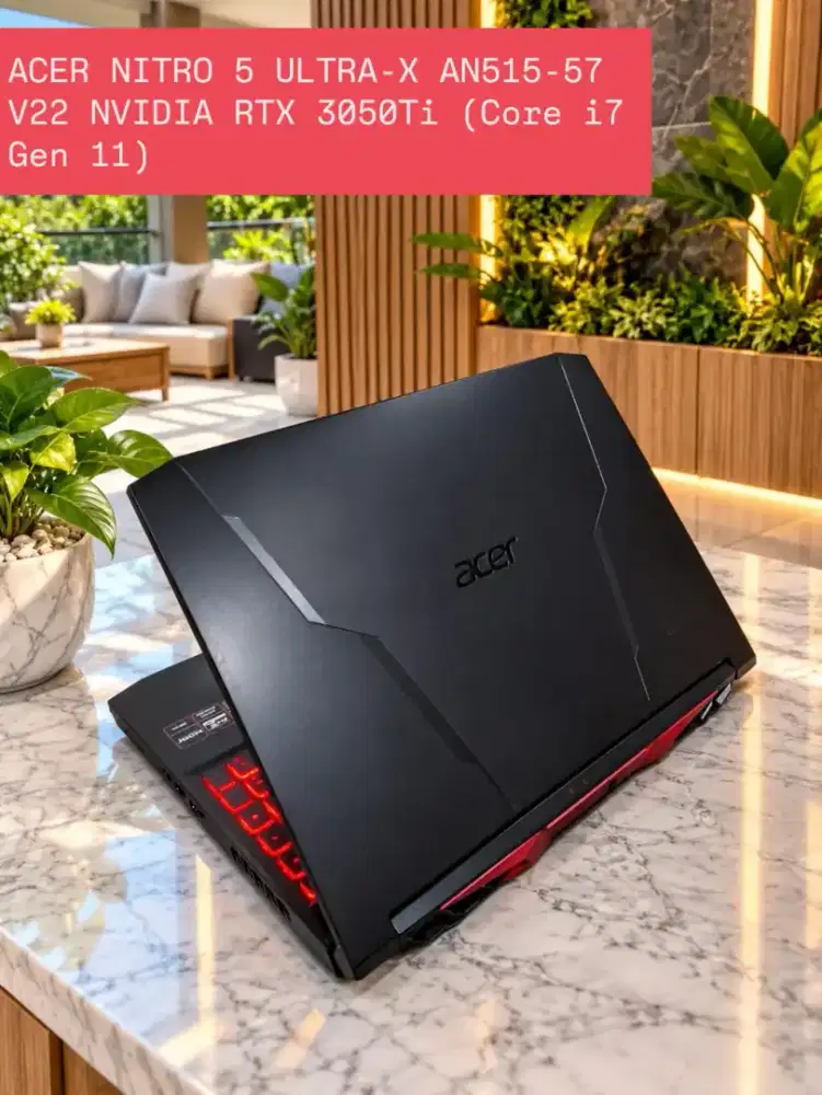 ACER NITRO 5 ULTRA-X AN515-57 V22 NVIDIA RTX 3050Ti (Core i7 Gen 11)