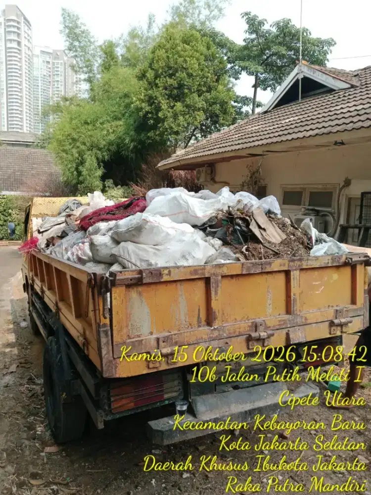 Jasa buang puing sampah