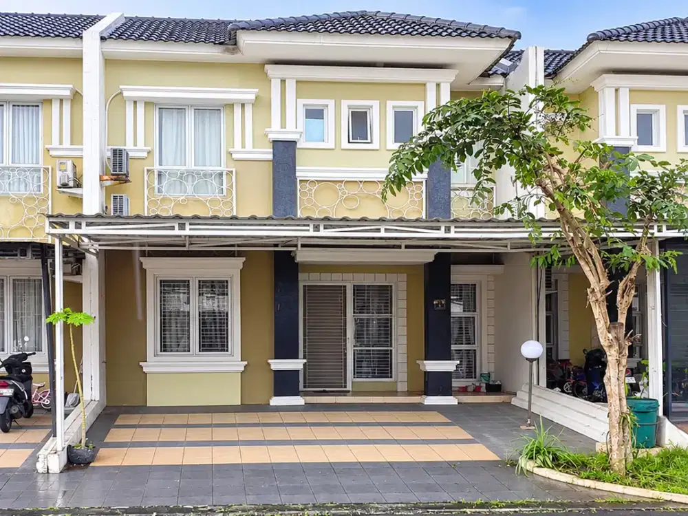 DISEWAKAN CEPATT
Rumah 2 Lantai Gading Serpong
Cluster FIORDINI (illago)