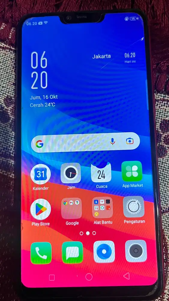 HP OPPO A3S MERAH