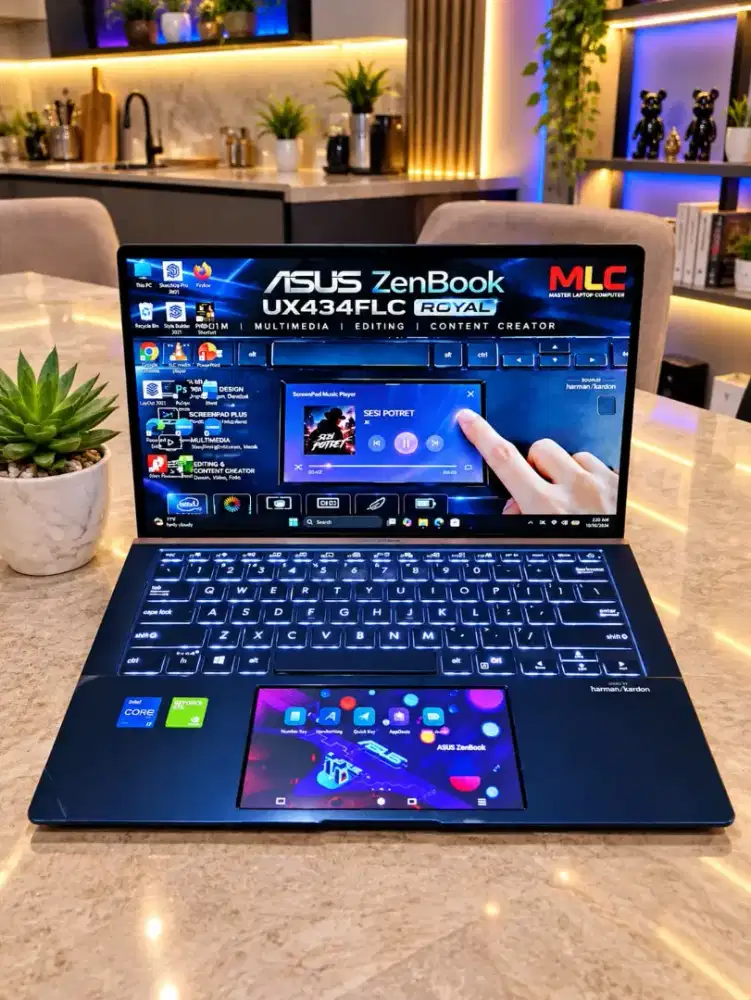 ASUS ZENBOOK SCREENPAD  [Ram 16GB + SSD 1Tb +DUAL VGA NVIDIA]