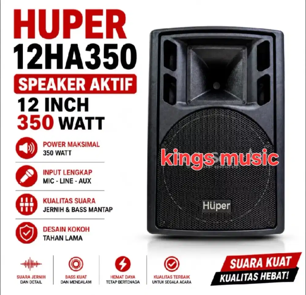 HUPER 12HA350 Active speaker 12 in