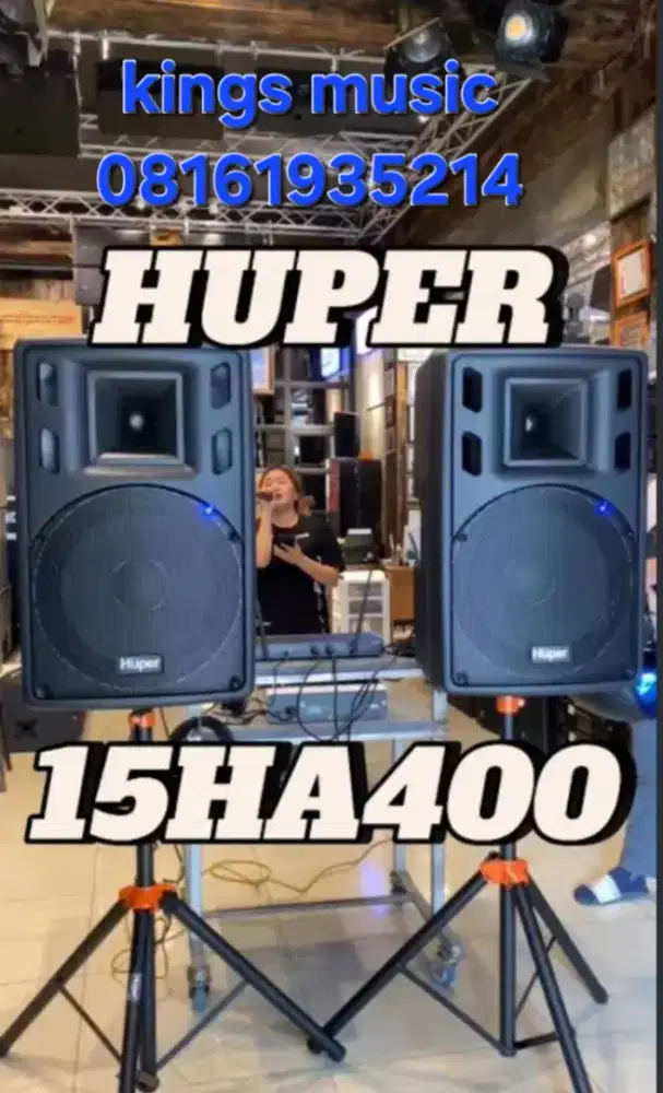 Huper 15ha400 15in 400 watt active speaker