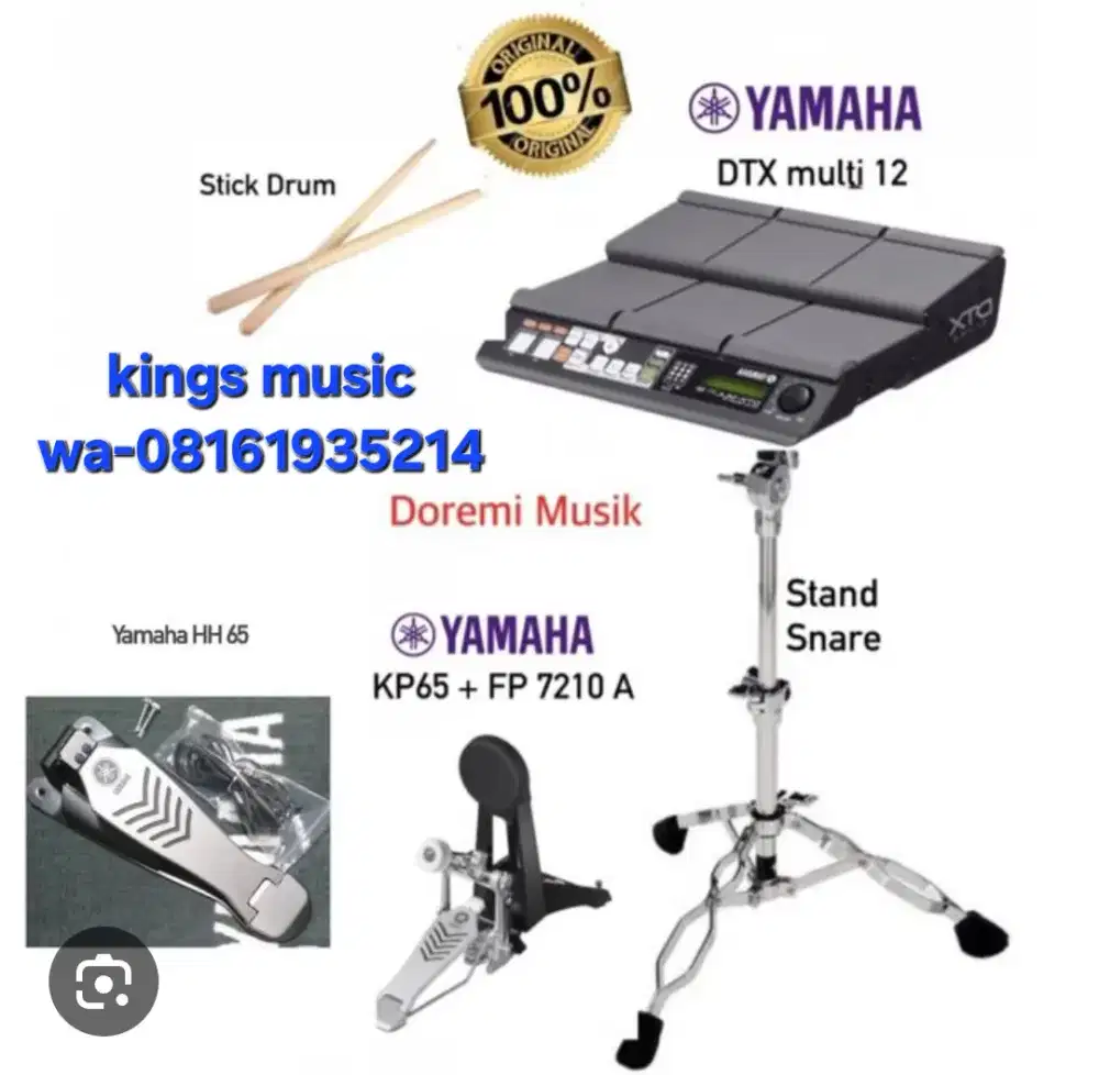 Drum pad digital yamaha dtx multi12