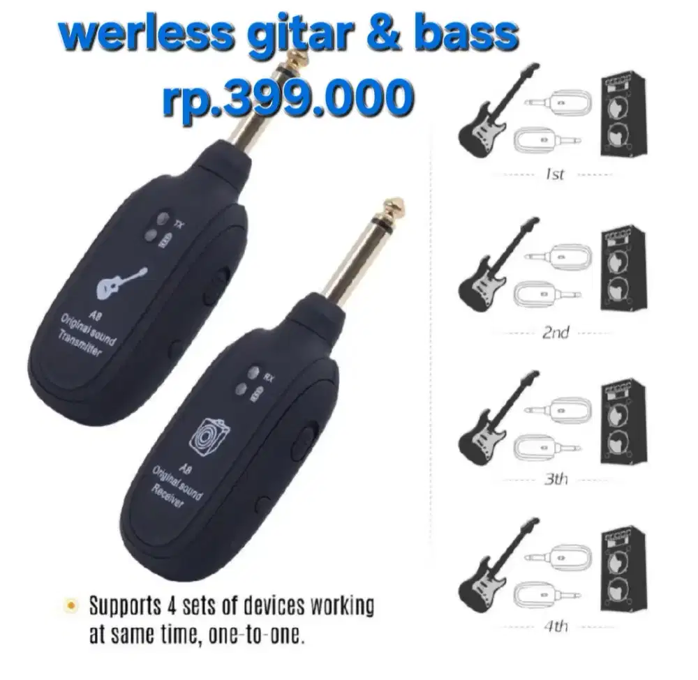 Werless gitar made in china