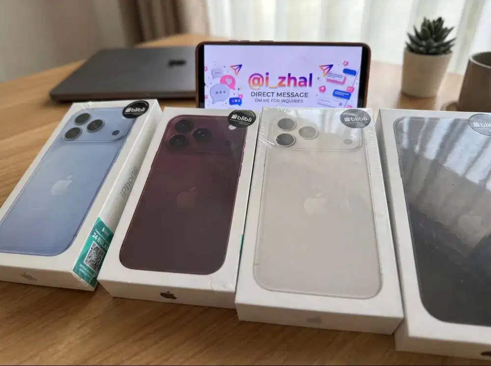 READY STOCK iPhone 18 Pro & 18 Pro Max GARANSI RESMI BLIBLI + asuransi