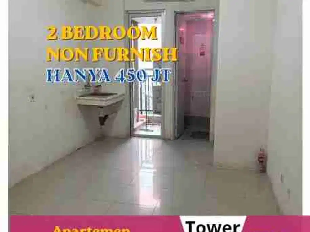 JUAL Apartemen 2 Besroom Atas Mall SHM Di Bassura City Jatinegara