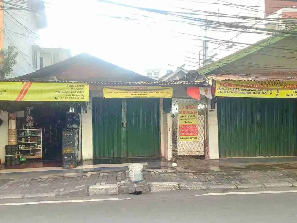 Jual Rumah Pinggir Jalan Besar Cilandak Jakarta Selatan
