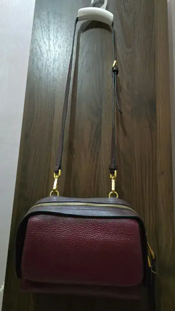 Tas KULIT ASLI MAROON
