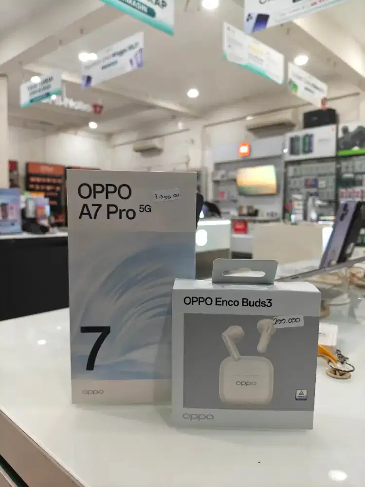 READY OPPO A7PRO FREE OPPO ENCO BUDS 3PRO