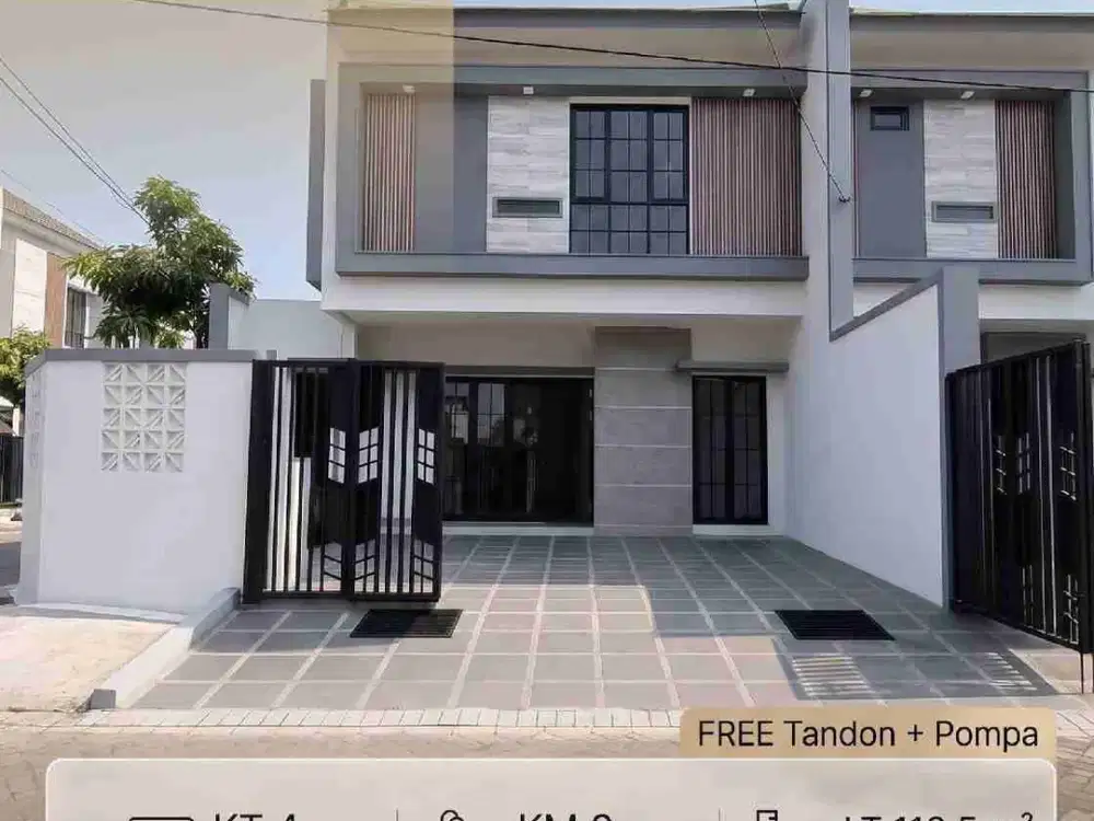 Rumah Hook Minimalis Sutorejo Lebar 9 Dekat Kampus Unair C & GM