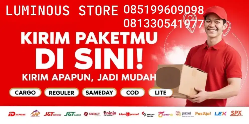 kirim paket besar dan kecil dari rumah, bisa di pick up di rumah