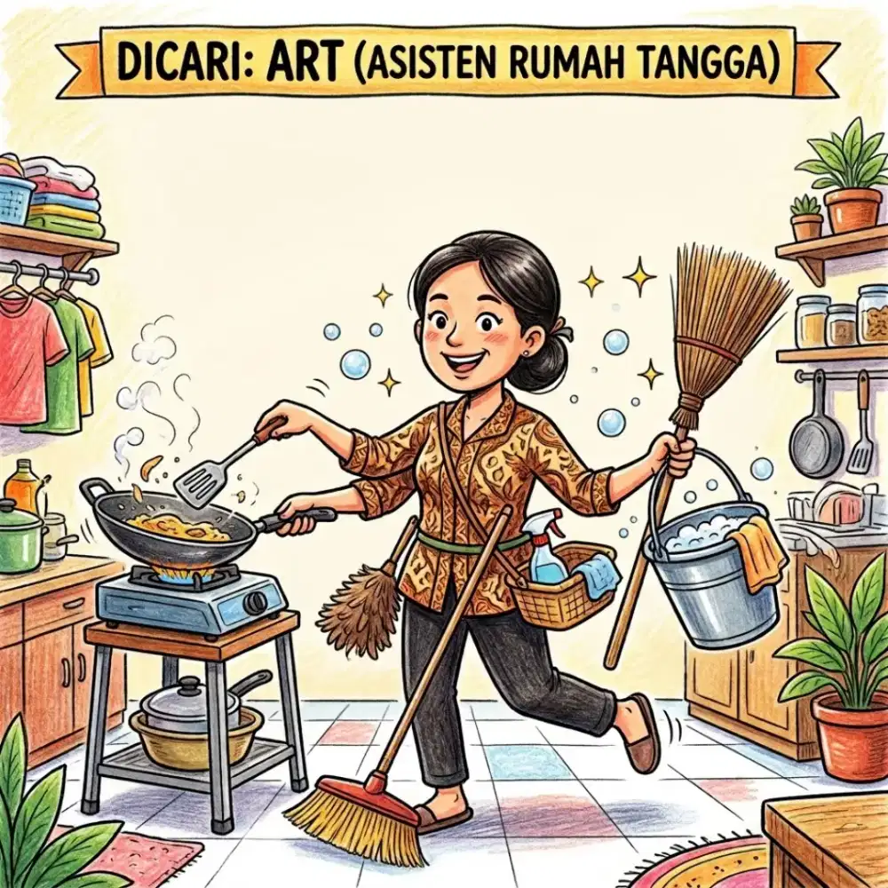 Dibutuhkan asisten Rumah Tangga