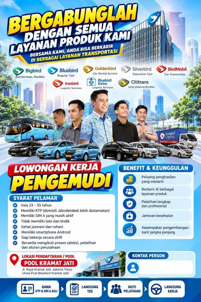 dicari driver taxi