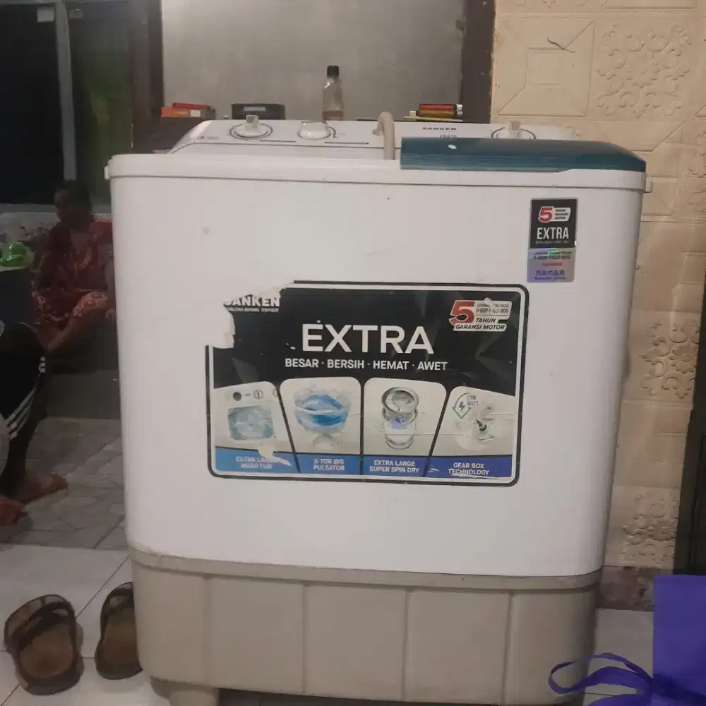 Mesin cuci Sanken 9kg