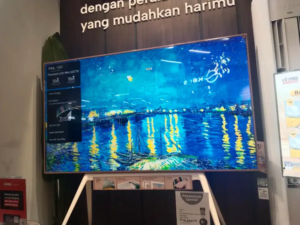 TCL MINILED 75 INCH THE FRAME