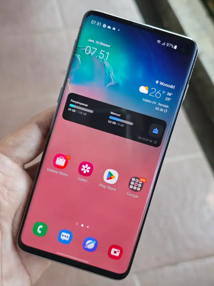 Samsung S10 8/128 hp cas ex resmi SEIN