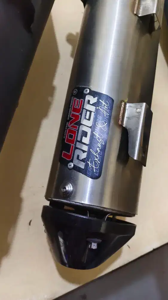 knalpot pcx 160.  stainless merk lone rider