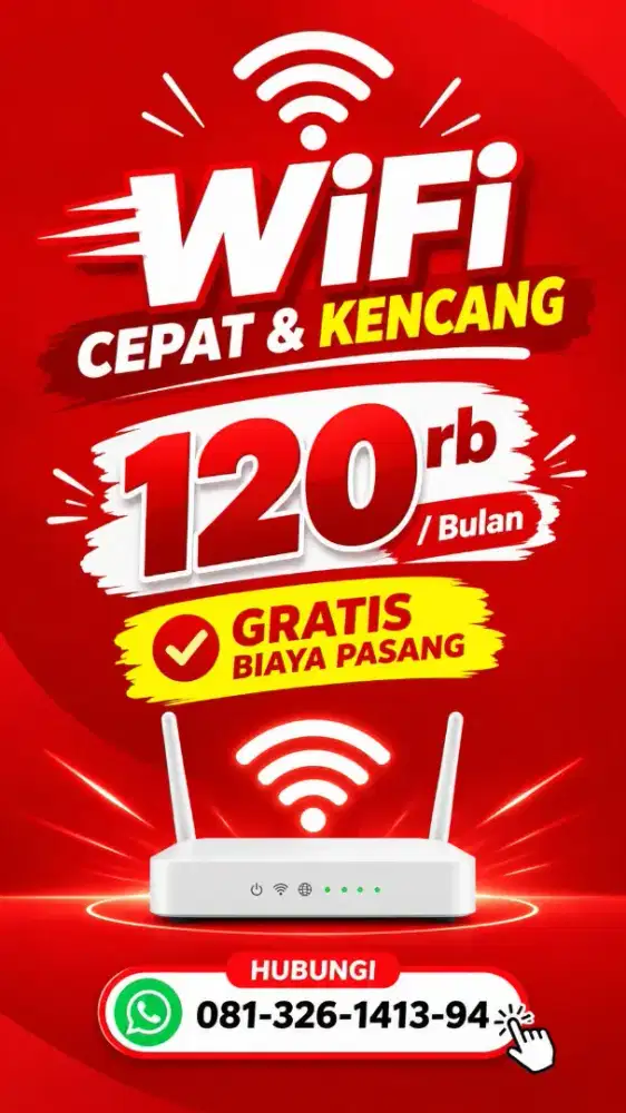 Promo Wifi 120rb / Bulan