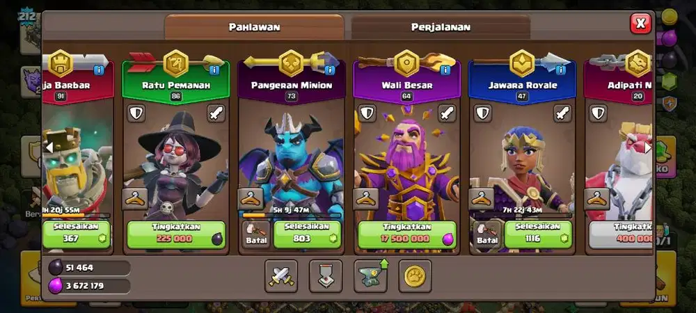 Game coc th17 up