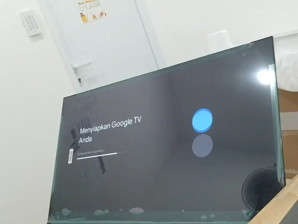 Xiomy tv Android 43 incs kondisi baruu fulset