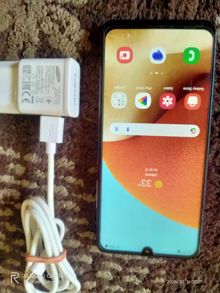 Samsung A32 (8/128)hp cas normal semua cuman FP off mulus.NFC PAS