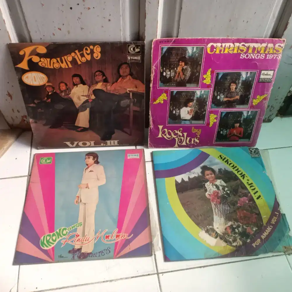 Vinyl 12 inchi barat indo mulus semua
