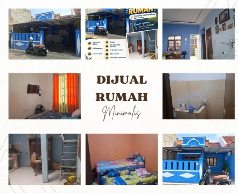 Dijual rumah minimalis lingkungan cluster