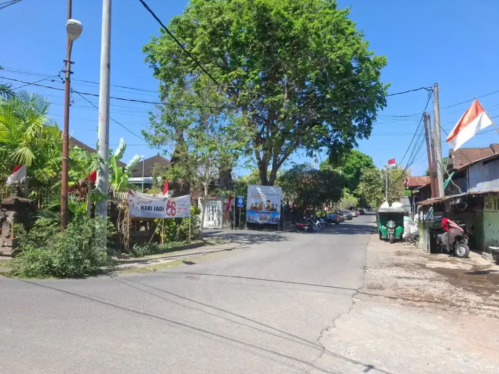 Tanah premium 200 m2 di Renon hook di Jl Cok Agung Tresna Denpasar