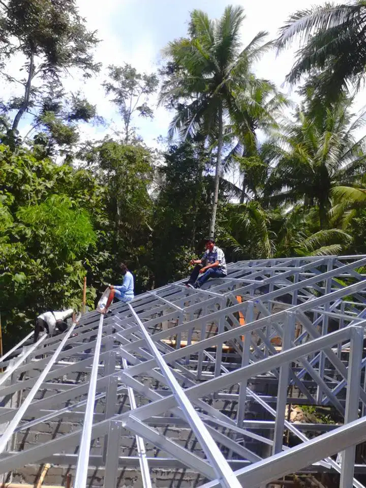 Pemasangan Baja Ringan taso Lebih Kuat dan Rapi Dgn Bahan SNI