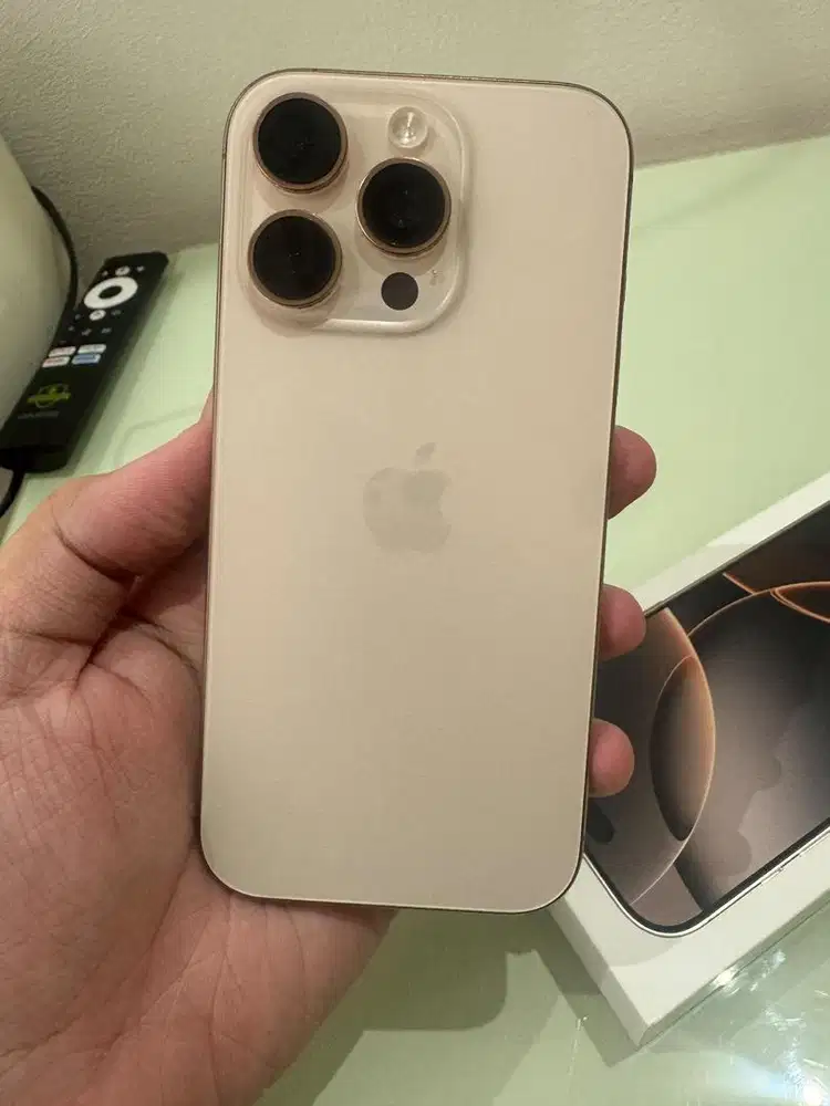 Iphone 16 pro 256 gb dessert titanium bea cukai resmi