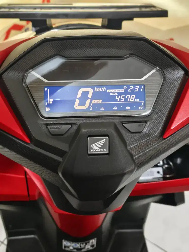 Istimewa Km 4 Ribu Honda vario 160 Cbs tahun 2023 Merah doff